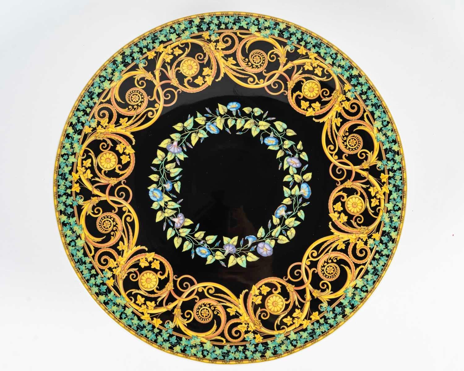 Versace - Servizio da tavola in porcellana Oro Edera 19 Pezzi in vendita 6