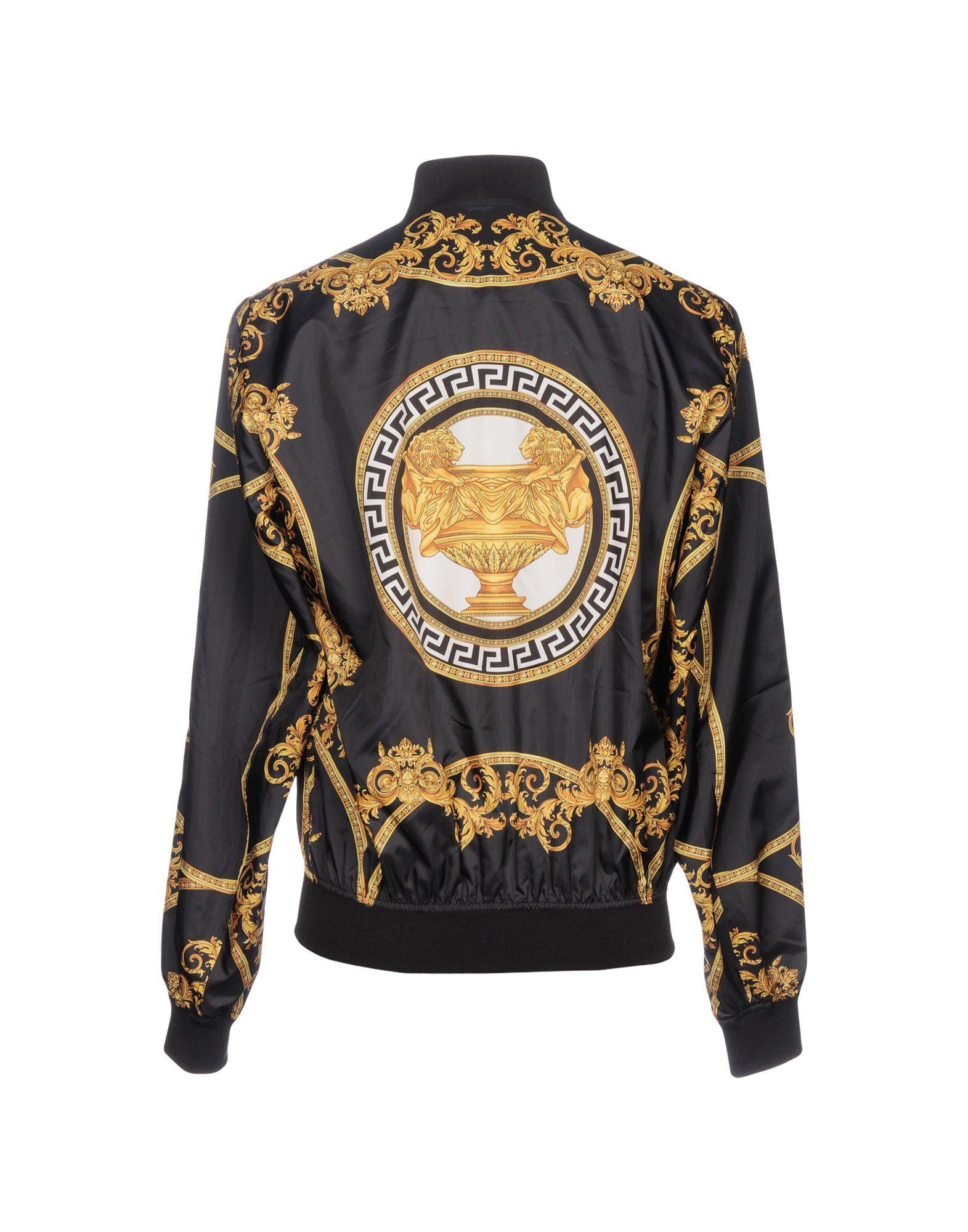 VERSACE 

BRAND NEW VERSACE PRINTED BOMBER JACKET as seen on Bruno Mars.

Demonstrate your taste for luxurious accessories and your love for Versace signed pieces with this rich jacket.
A timeless yet trendy coat that's sure to turn heads. 
Color: