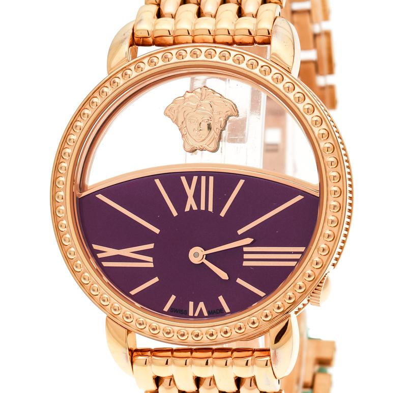 versace purple watch