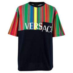 Versace Rainbow Panelled Oversize T-shirt