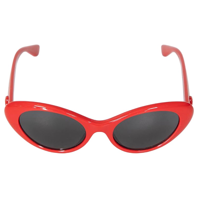 Versace Red Cat Eye Sunglasses