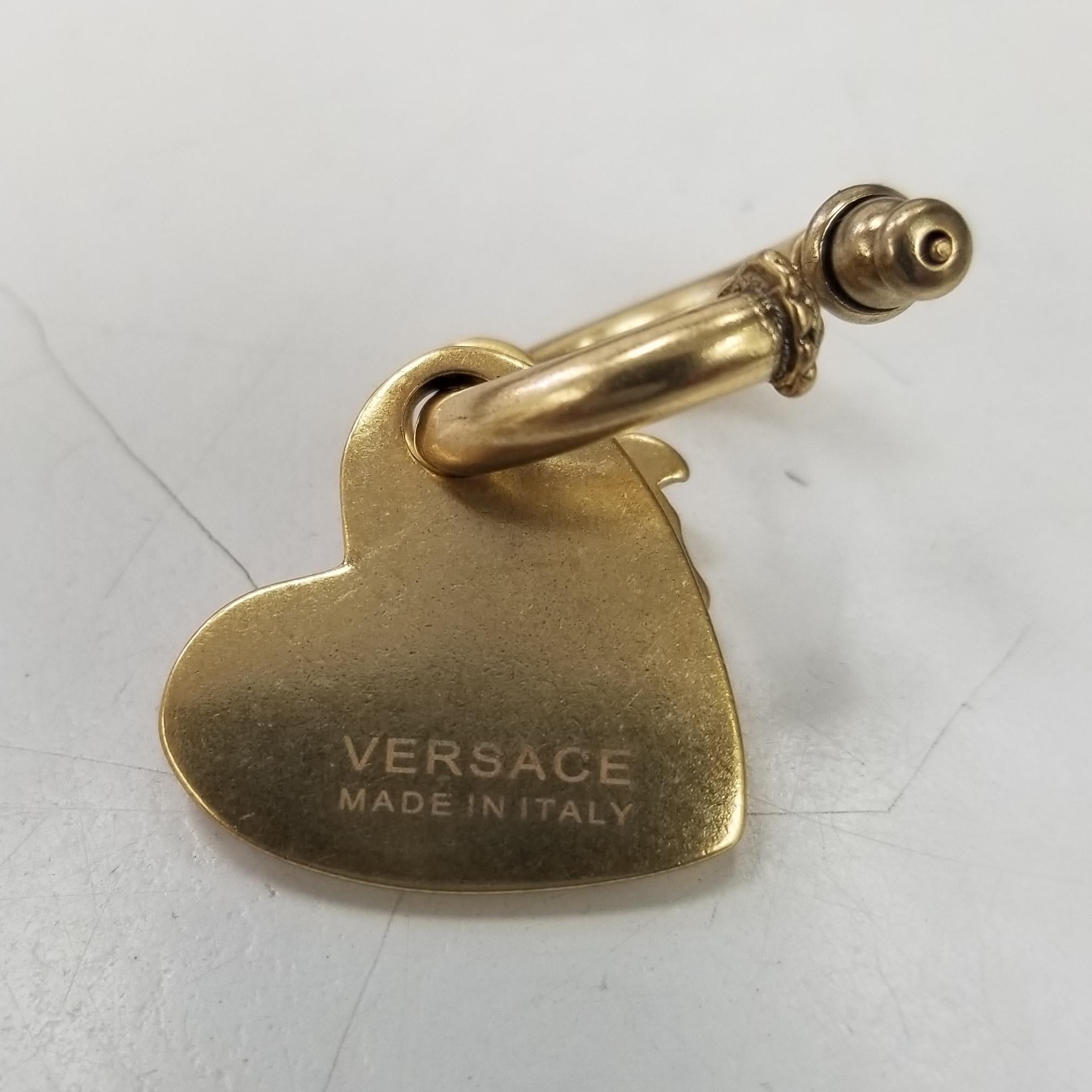 versace dangle earrings