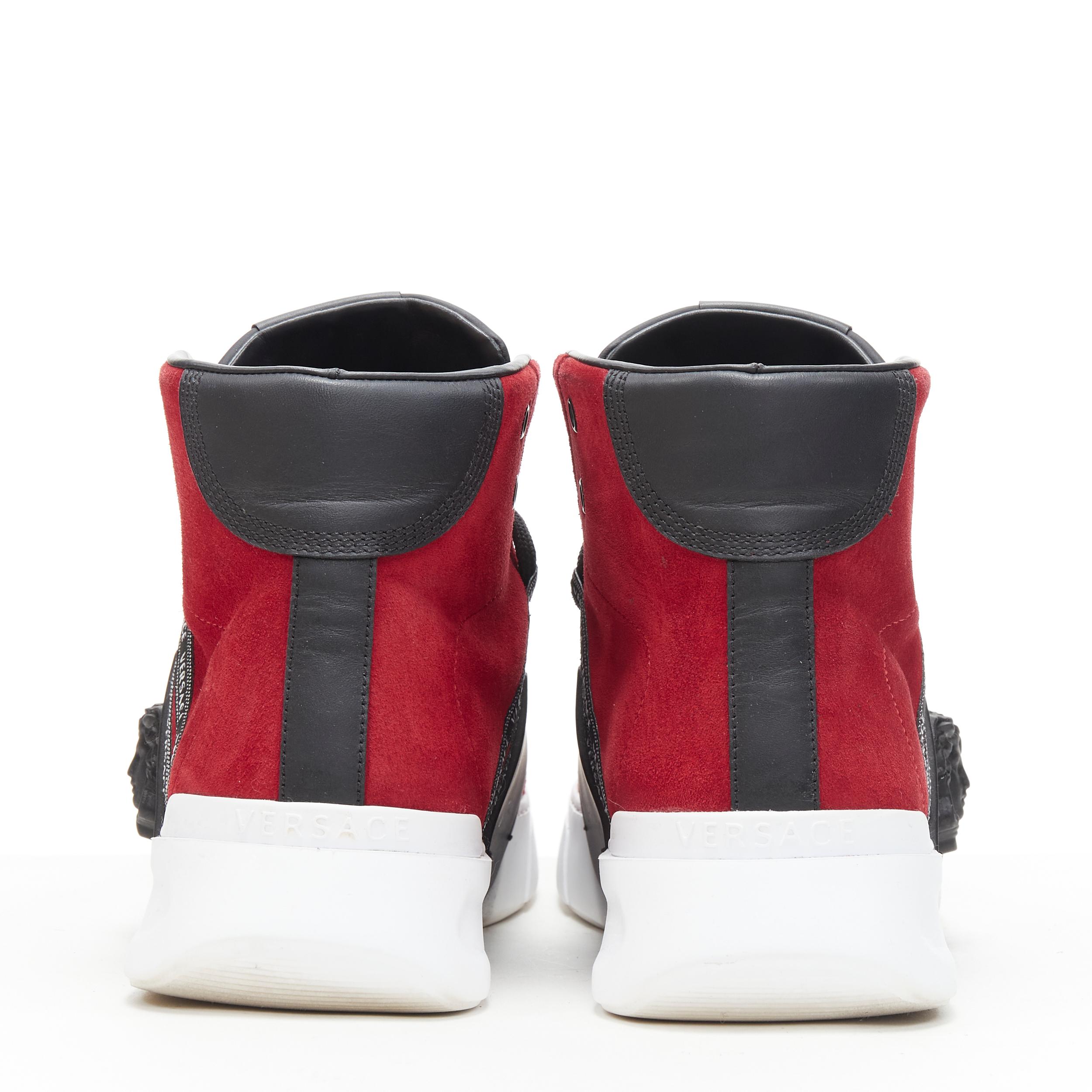 red versace sneakers
