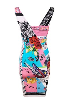 Versace Resort 2013 Music Print Dress