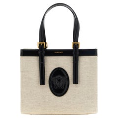 Versace Rivière Tote Bag — Beige