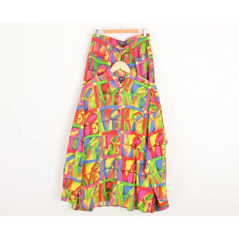 Versace 'Robert Indiana SS / 95 'LOVE' Hemd im Angebot 4