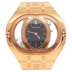 Versace Rose Gold Plated Stainless Steel Eclissi 73Q Women's Wristwatch 39MM