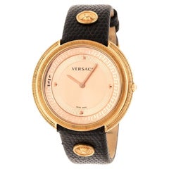 Versace Rose Gold Plated stainless Steel Thea VA7 Women's Wristwatch 39 mm