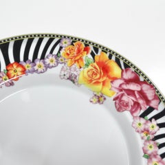 Versace Rosenthal 1990s Porzellan Oval Servierplatte