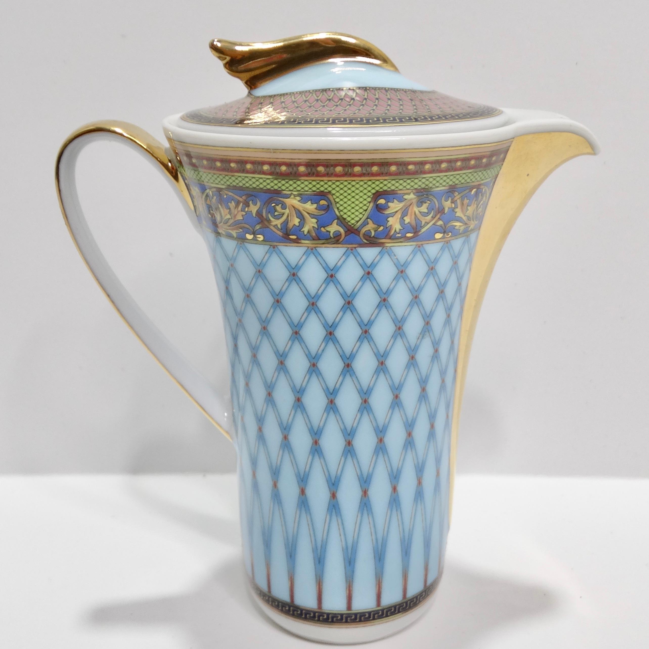 Women's or Men's Versace Rosenthal 1990s Russian Dream Coffee Pot For Sale