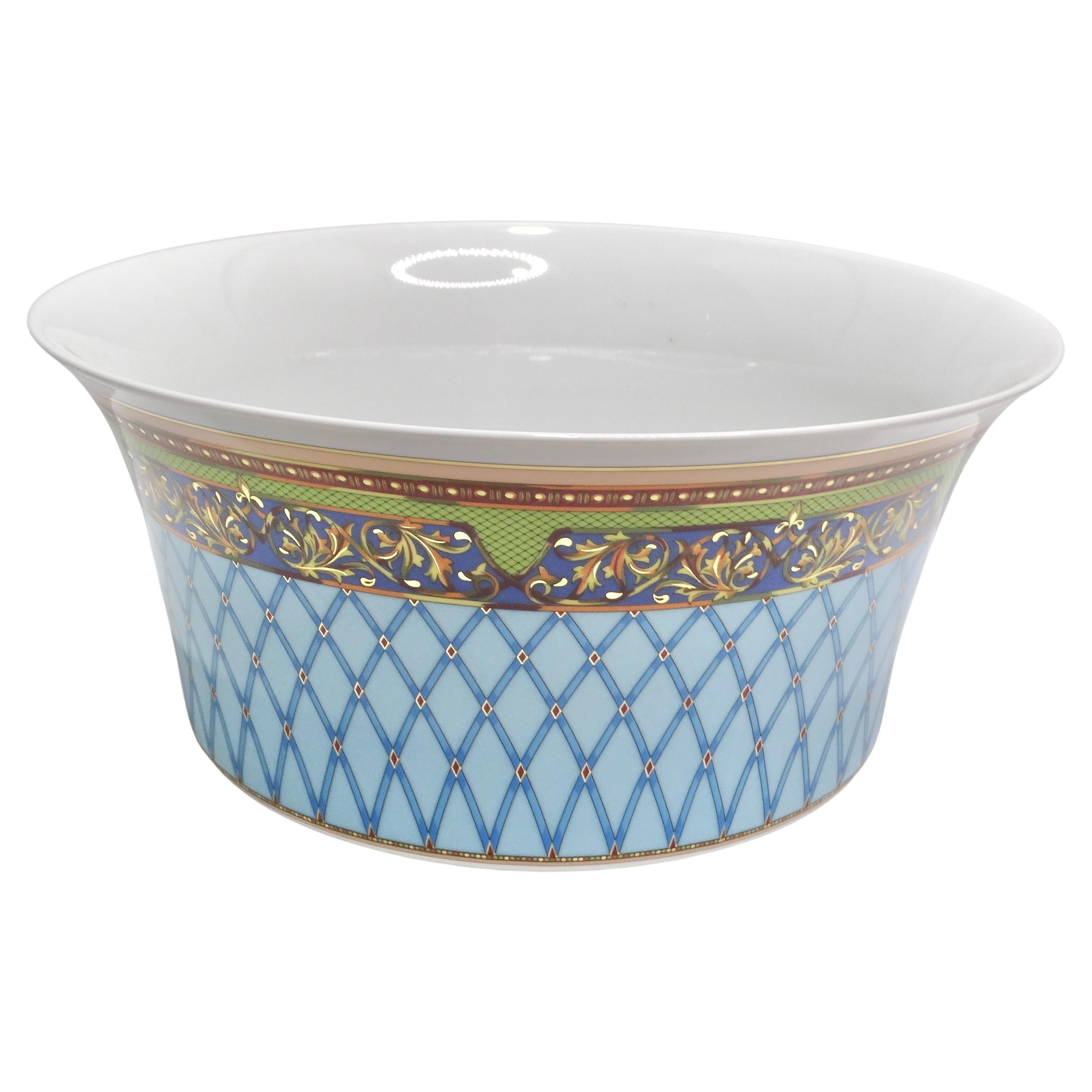 Versace Rosenthal 1990s Russian Dream Porcelain Bowl For Sale