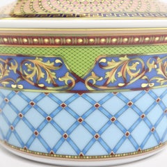 Versace Rosenthal 1990s Russian Dream Porcelain Sugar Bowl
