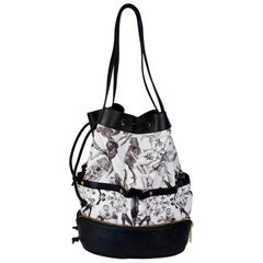 Sac de voyage pliable pour homme Versace Runway - soie et cuir gaufré