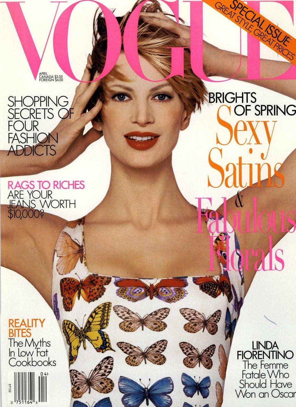Vaqueros Versace S/S 1995 Iconic Rainbow Butterfly Print en venta 7
