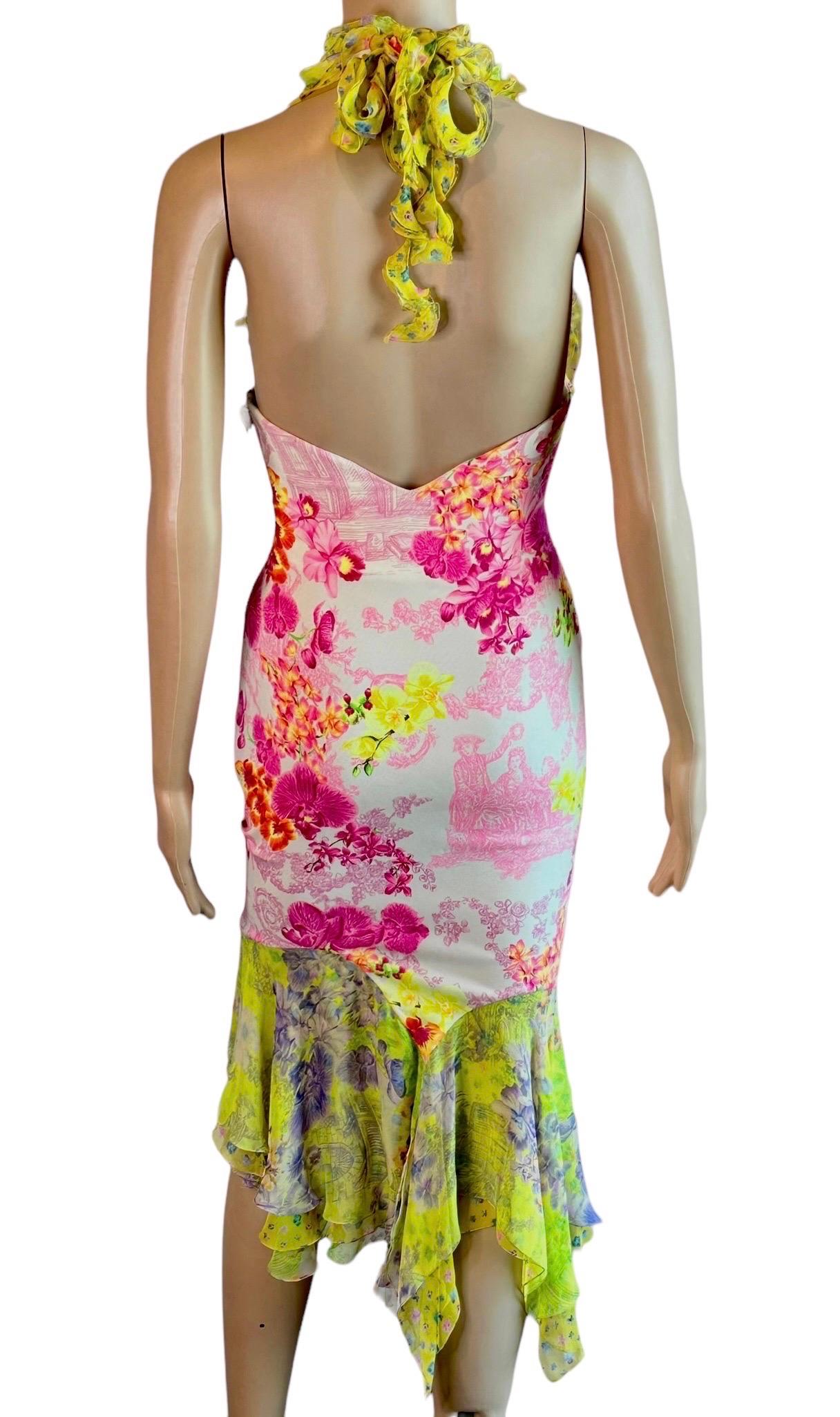 Versace S/S 2004 Runway Floral Print Plunging Neckline Ruffle Accents Low Back Dress IT 42

Look 5 from the Spring 2004 Collection.

FOLLOW US ON INSTAGRAM @OPULENTADDICT