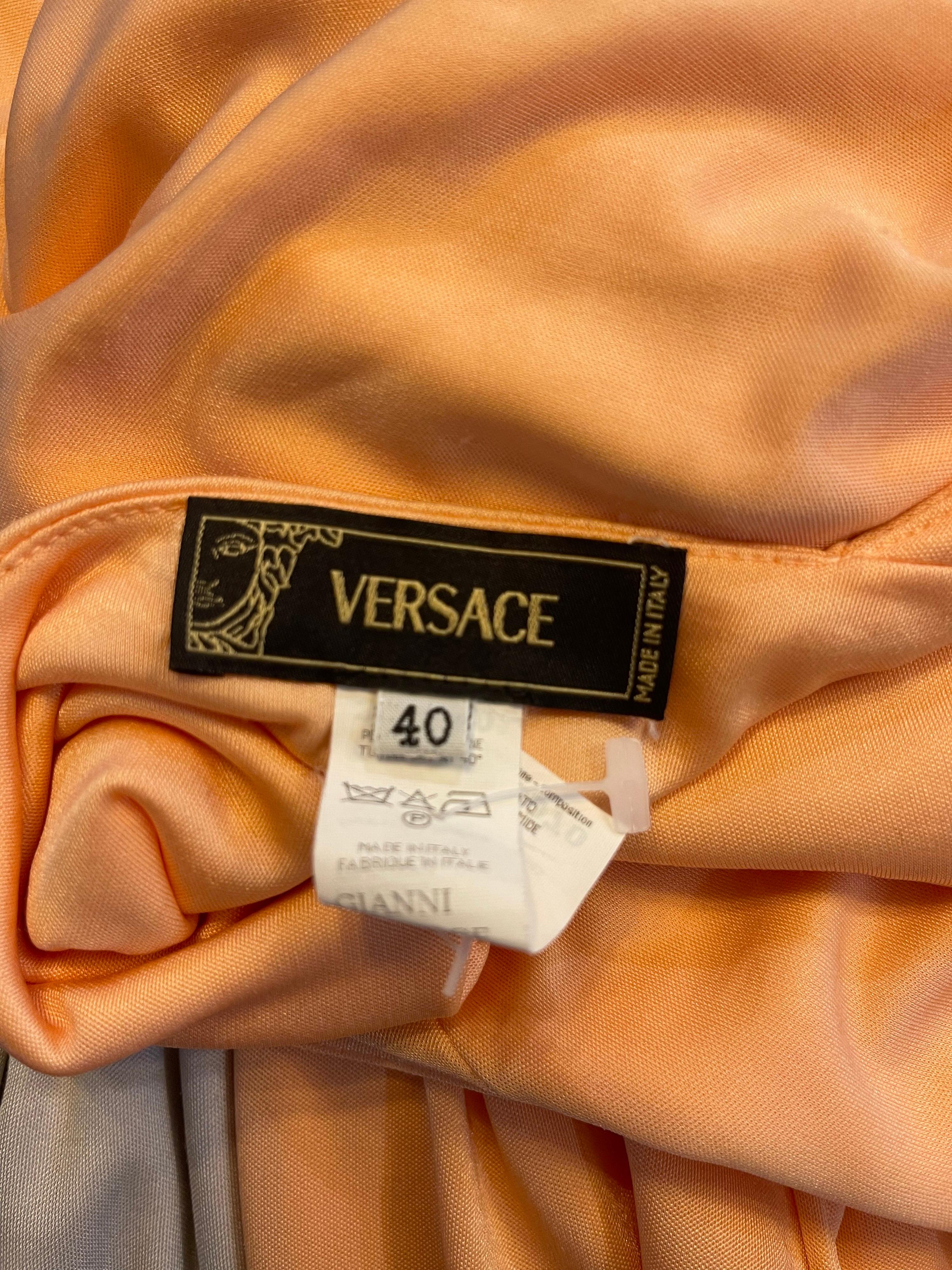 versace halter dress