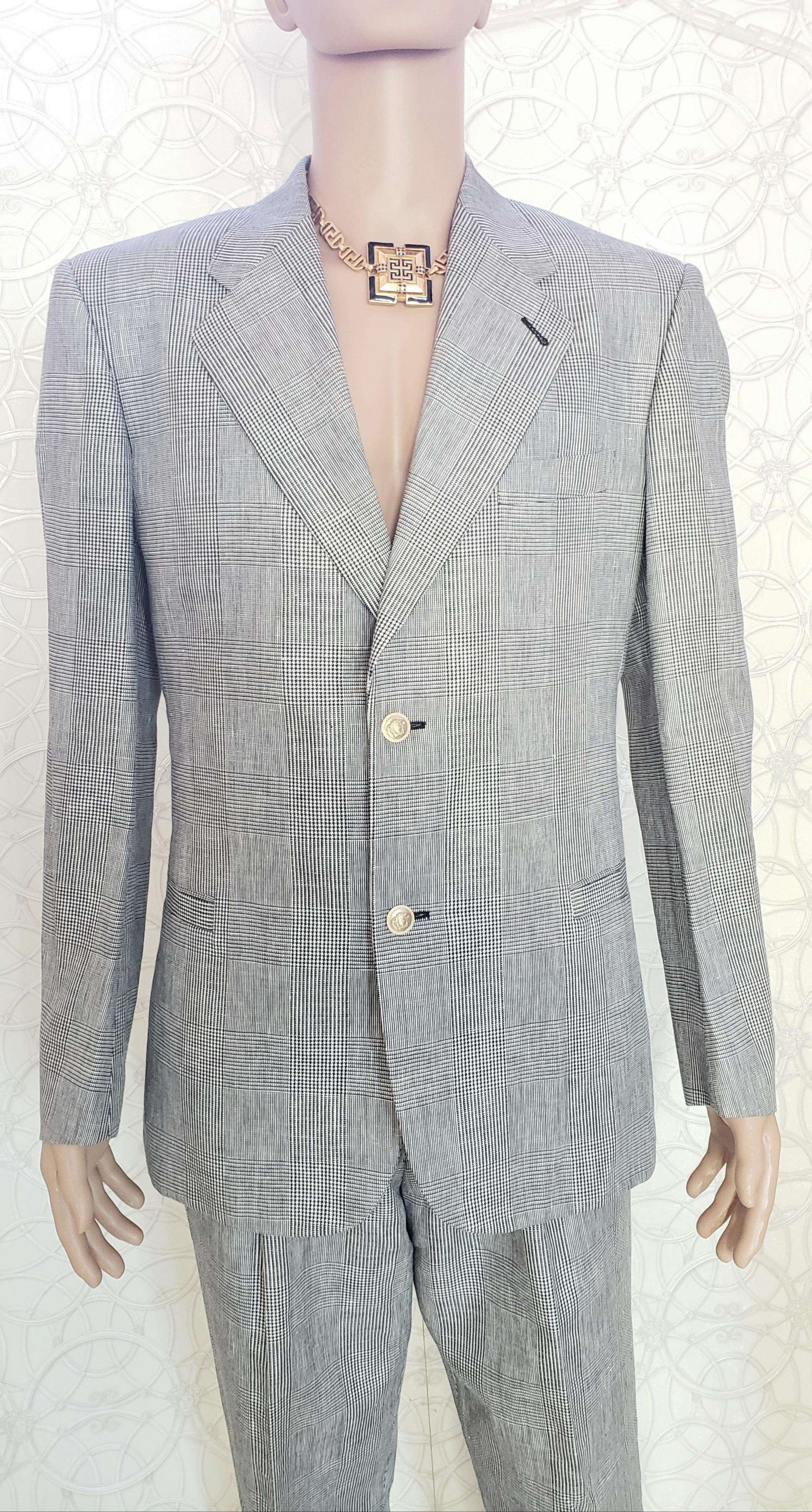 VERSACE S/S 2012 look # 2 BRAND NEW GRAY SUIT 48 - 38 (M) For Sale 5