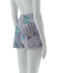 Versace S/S 2012 Seashell printed shorts