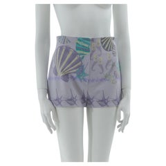 Versace S/S 2012 Pantalones cortos estampados Seashell 