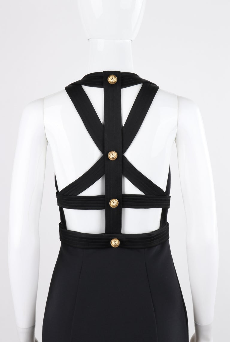 versace black dress with gold buttons Ross main image 0