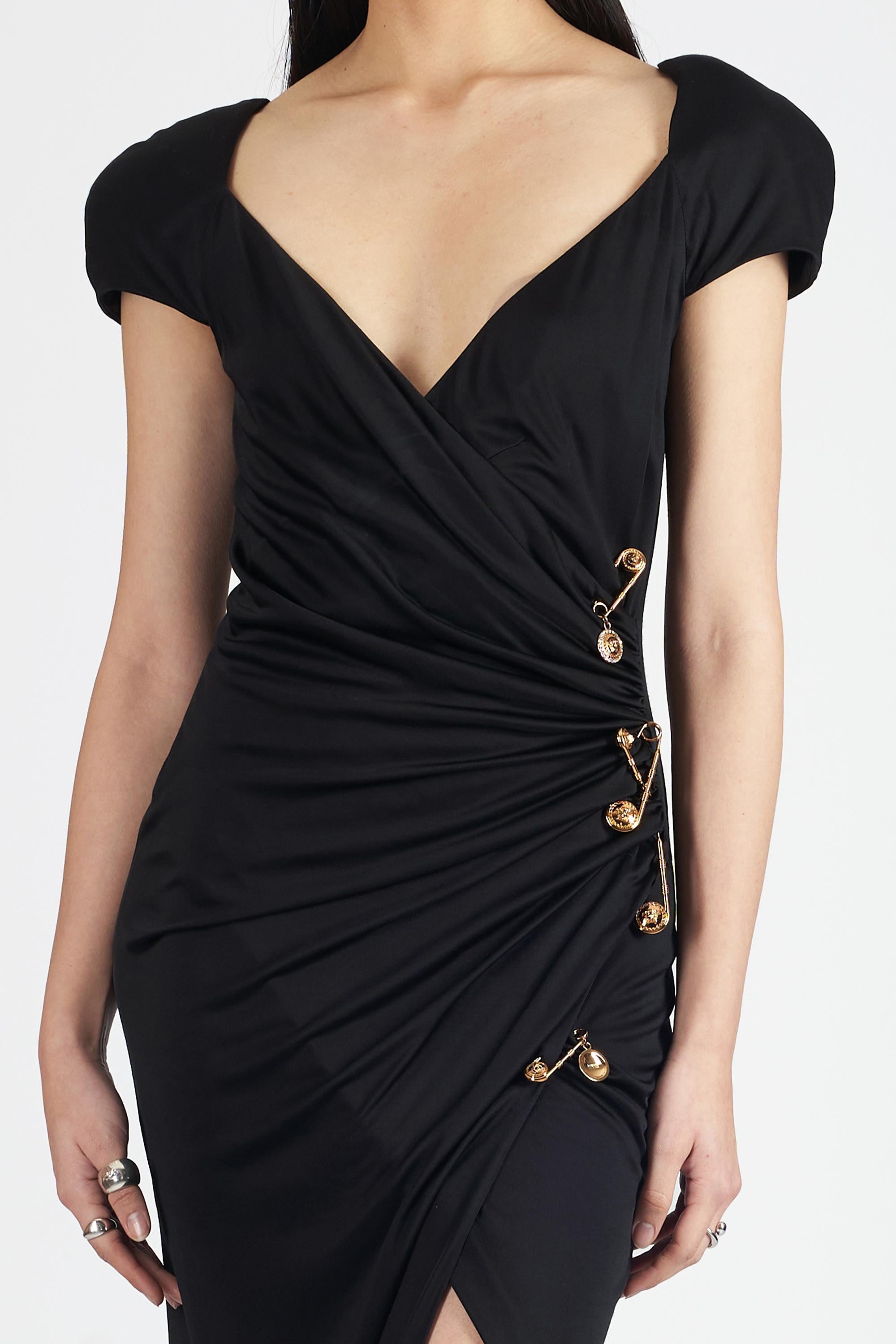 Versace S/S 2021/22 Re-edition of S/S 1994 Safety Pin Dress In New Condition For Sale In London, GB