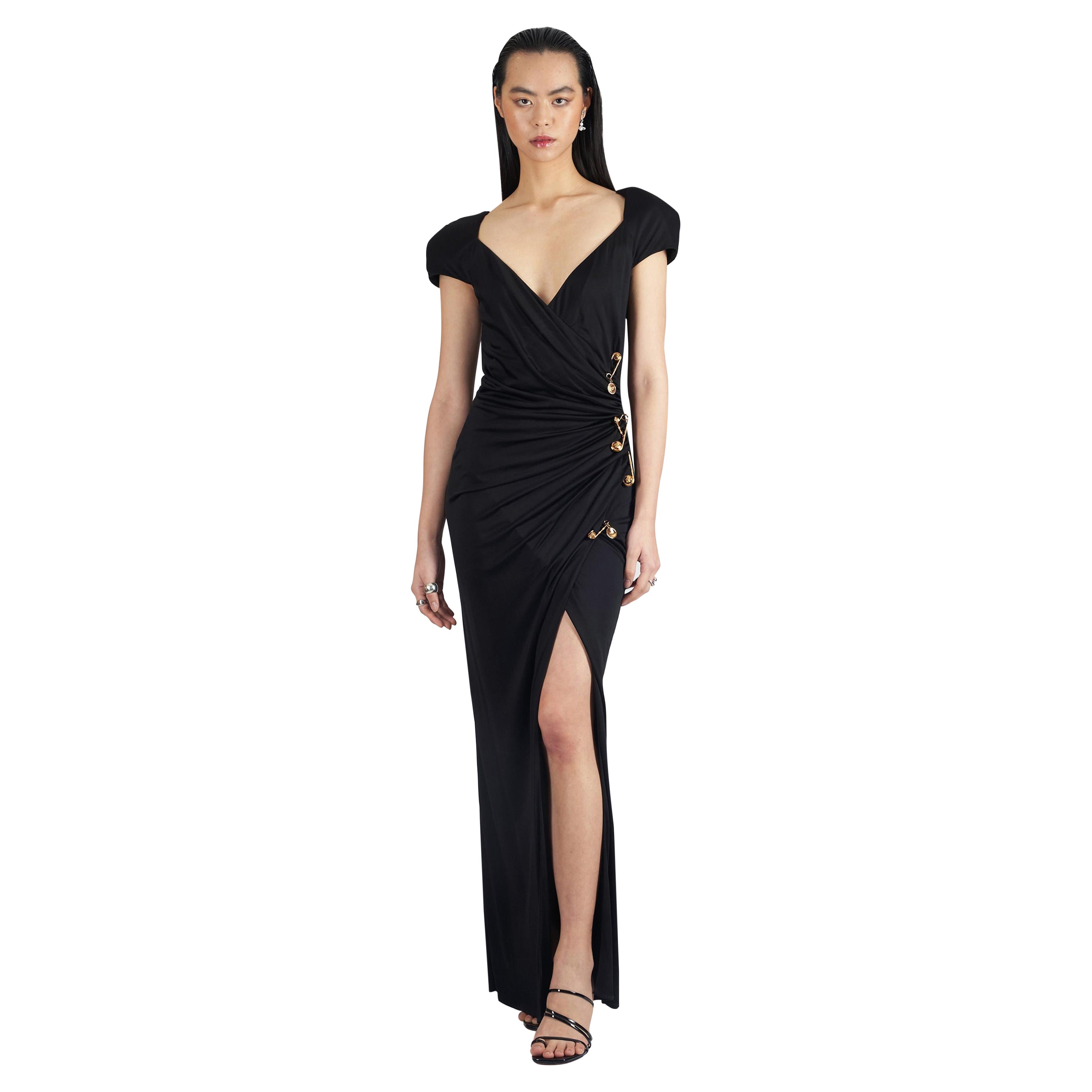 Versace F/S 2021/22 Neuauflage von S/S 1994 Sicherheitsnadelkleid