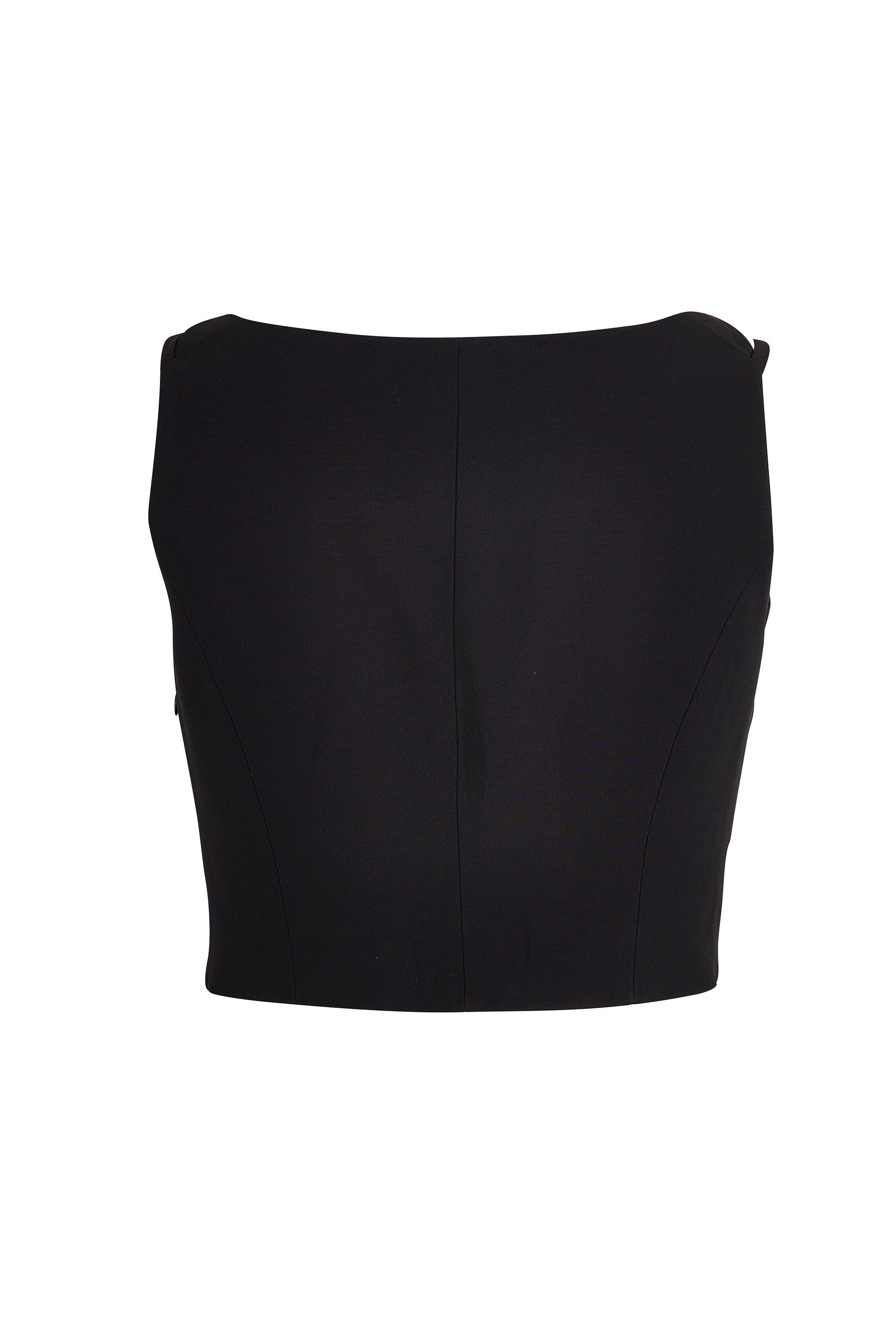 Versace S/S 2021 Medusa Hardware Corset Top For Sale 1