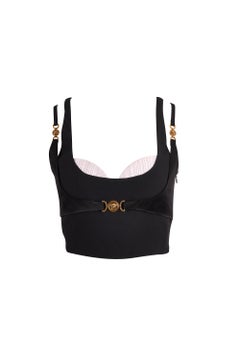 Versace S/S 2021 Medusa Hardware Corset Top
