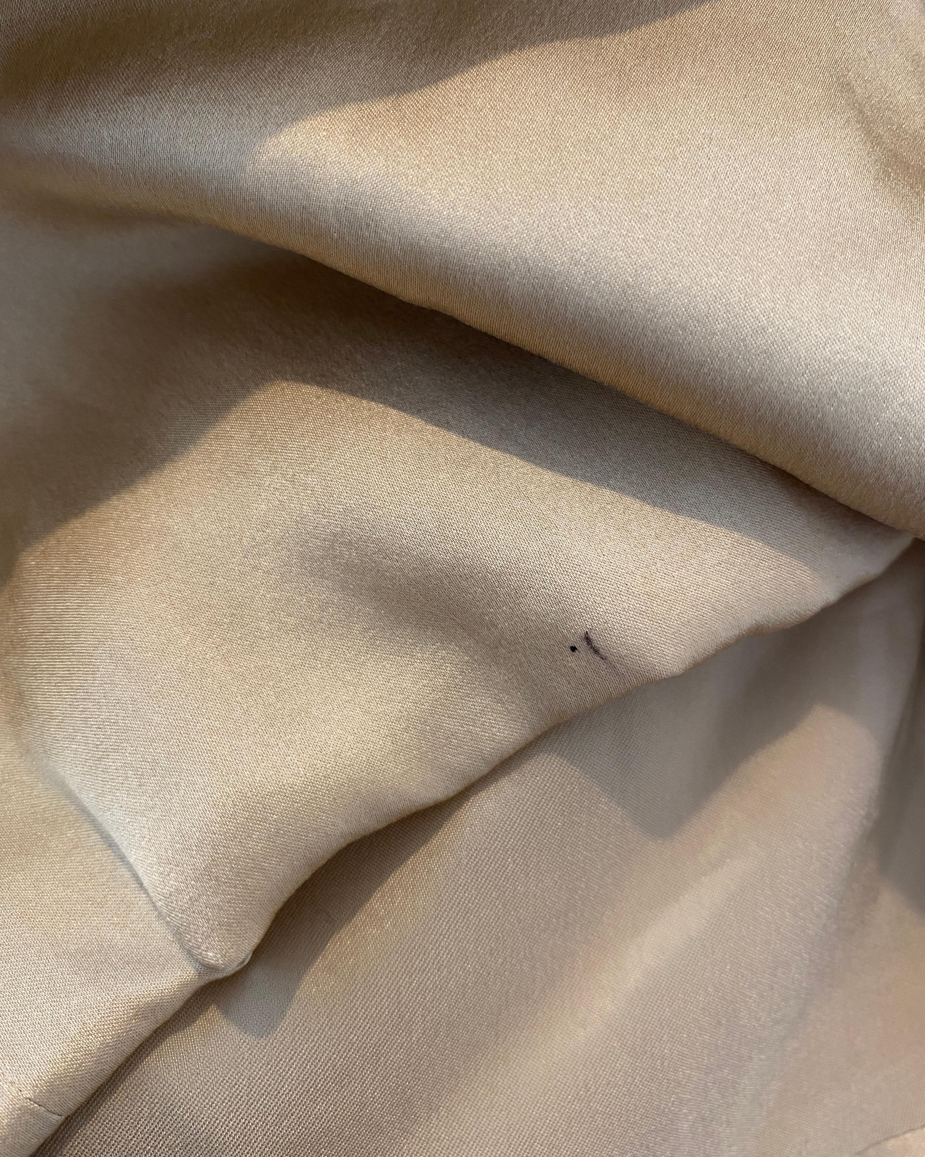 Versace S/S08 silk beige oversized pocket cargo dress shorts IT 40 6