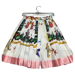 Versace Seashore Print Skirt Size EU 36