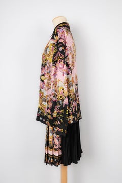 Set di camicia e gonna Versace con stampa rosa
