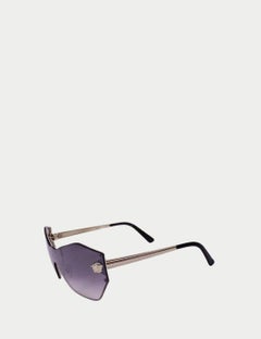 Versace Shield Sunglasses with Medusa Detail