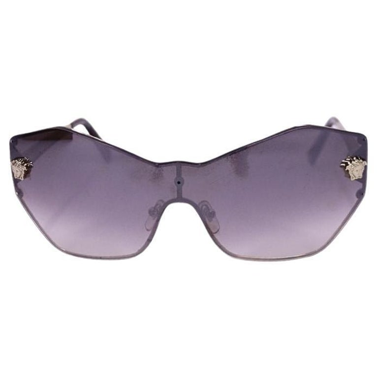 Versace Purple Rimless Medusa 56mm Sunglasses Versace VE2245 Violet Square Medusa Sunglasses – Designer  main image 2