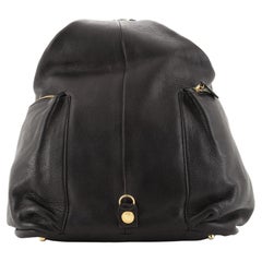Versace Side Pocket Sling Backpack Leather Medium