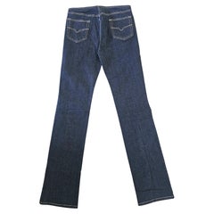 Versace Signature Straight Vintage 90s Lady Blue Jeans