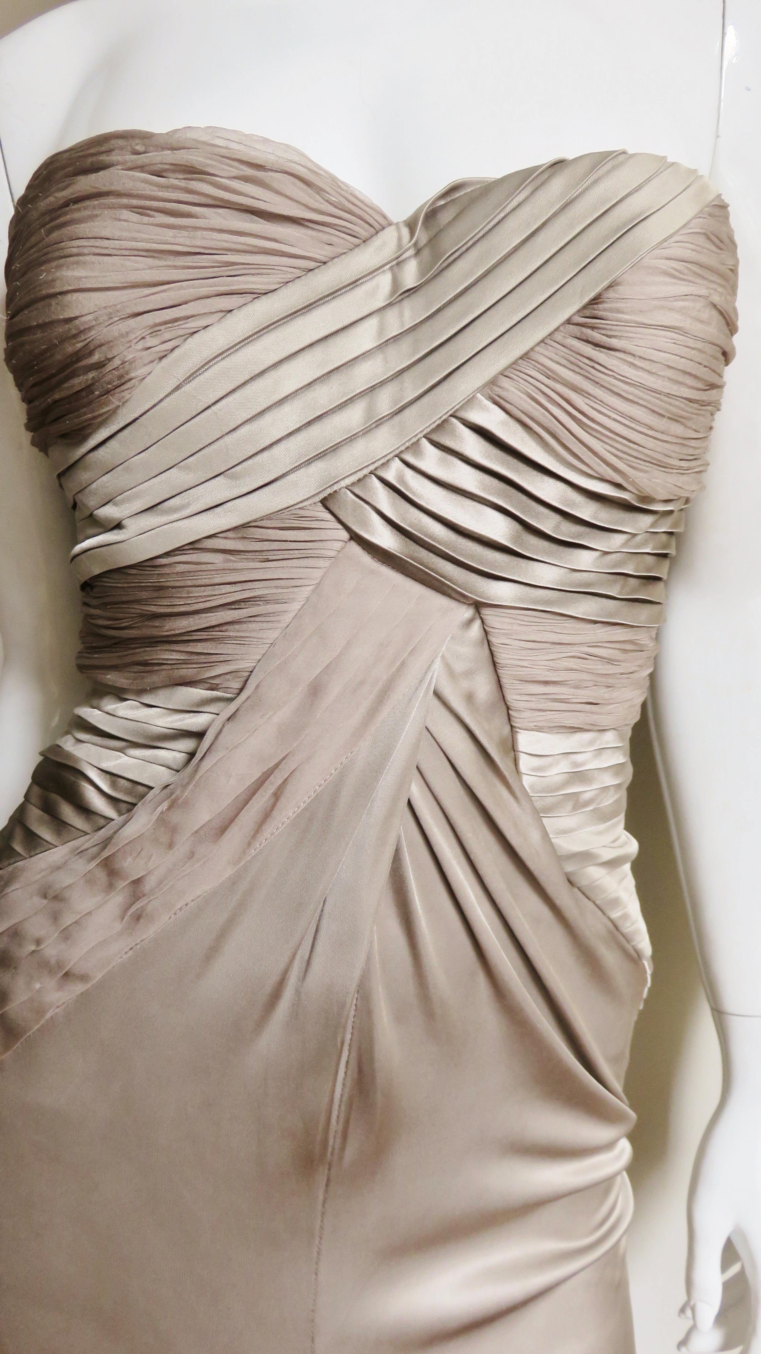 versace silk gown