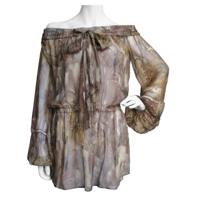Jean Paul Gaultier New Shirt with Drape Sleeves For Sale at 1stDibs