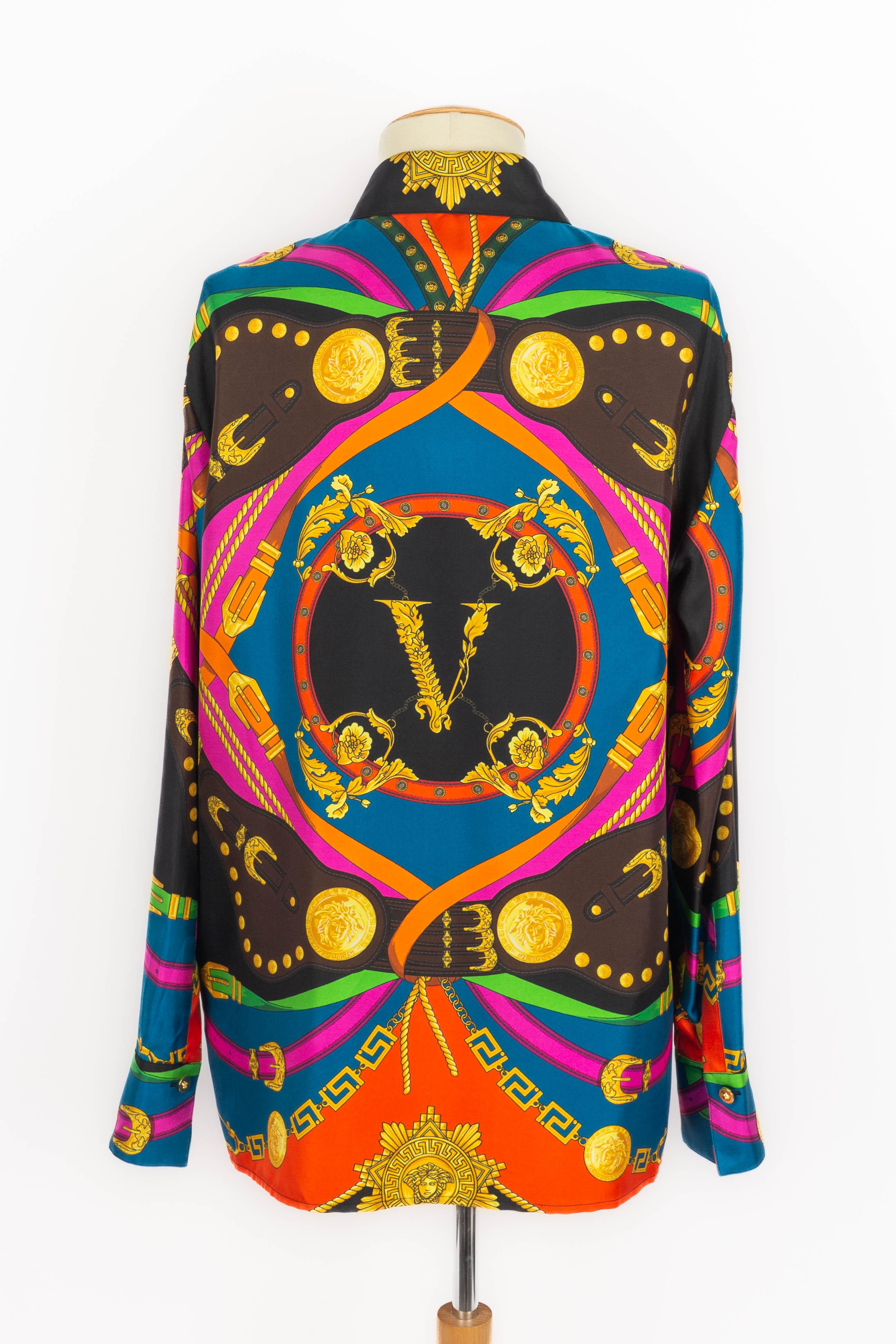 Camicia di seta Versace in vendita 1