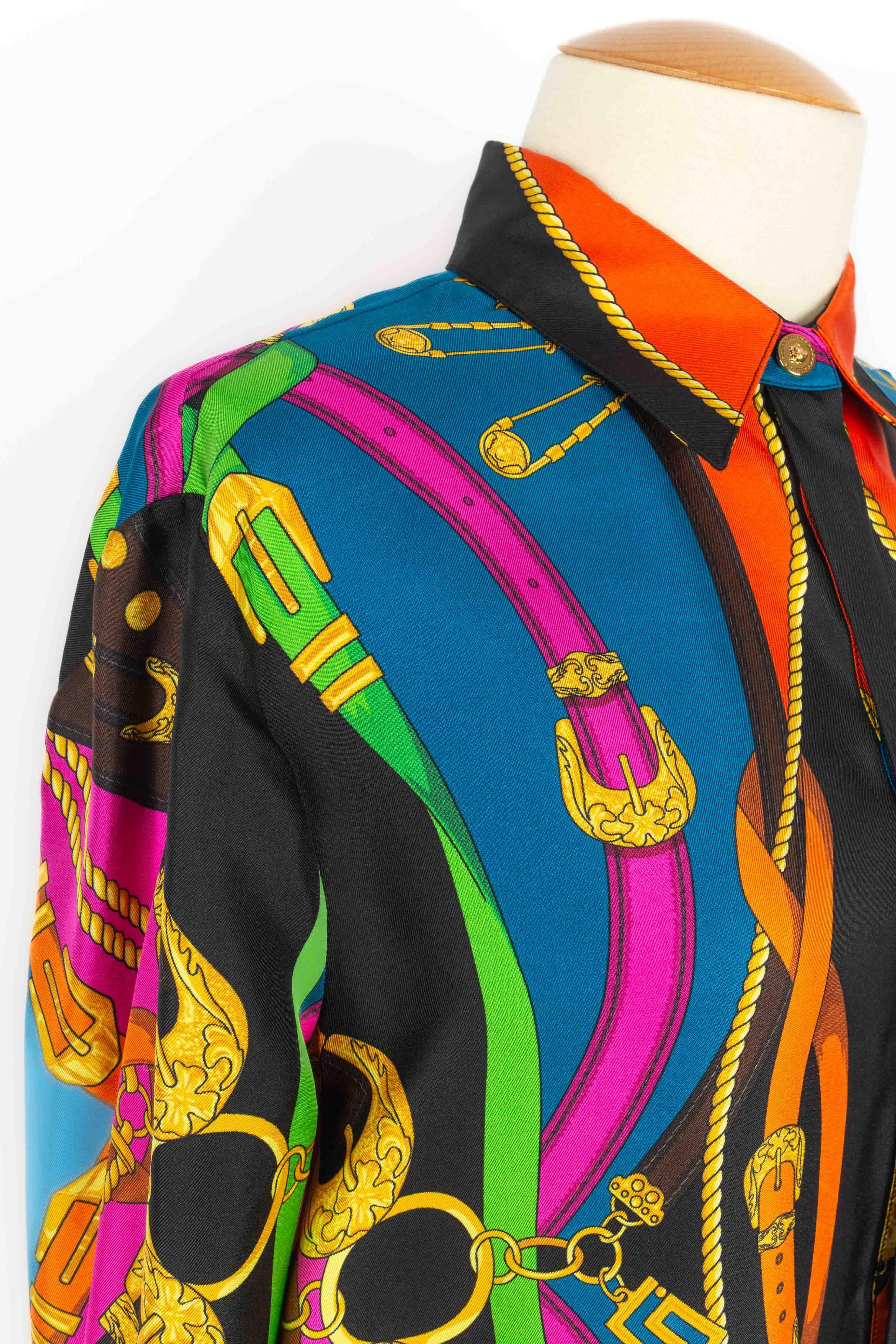 Camicia di seta Versace in vendita 3