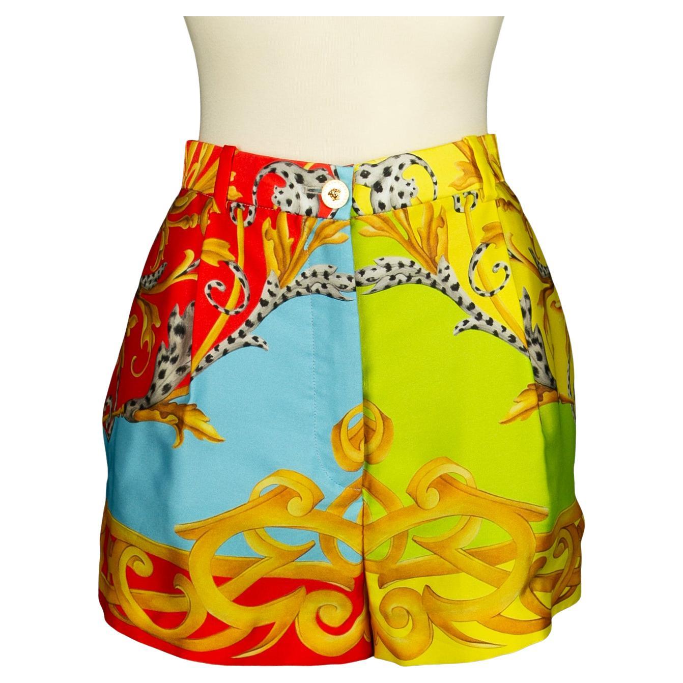 Versace silk shorts