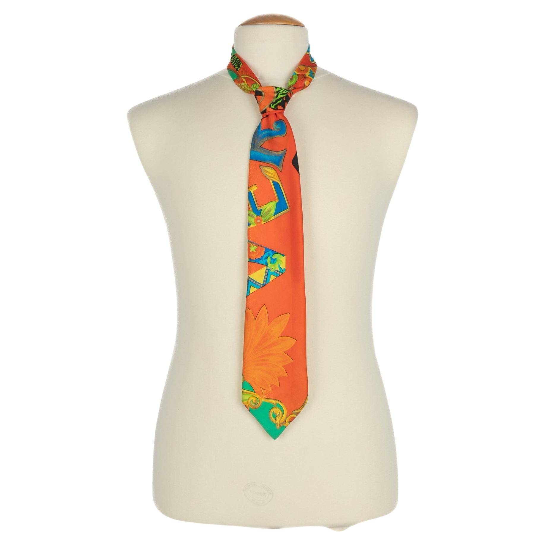 Versace silk tie