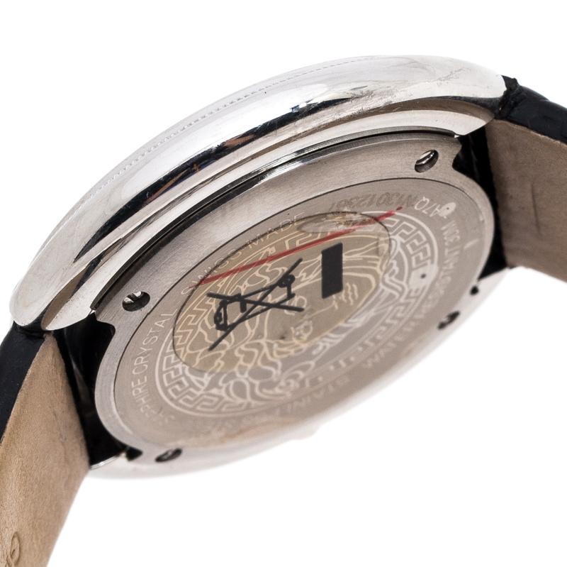 Versace Silver Stainless Steel Thea A7Q Women's Wristwatch 39MM 3