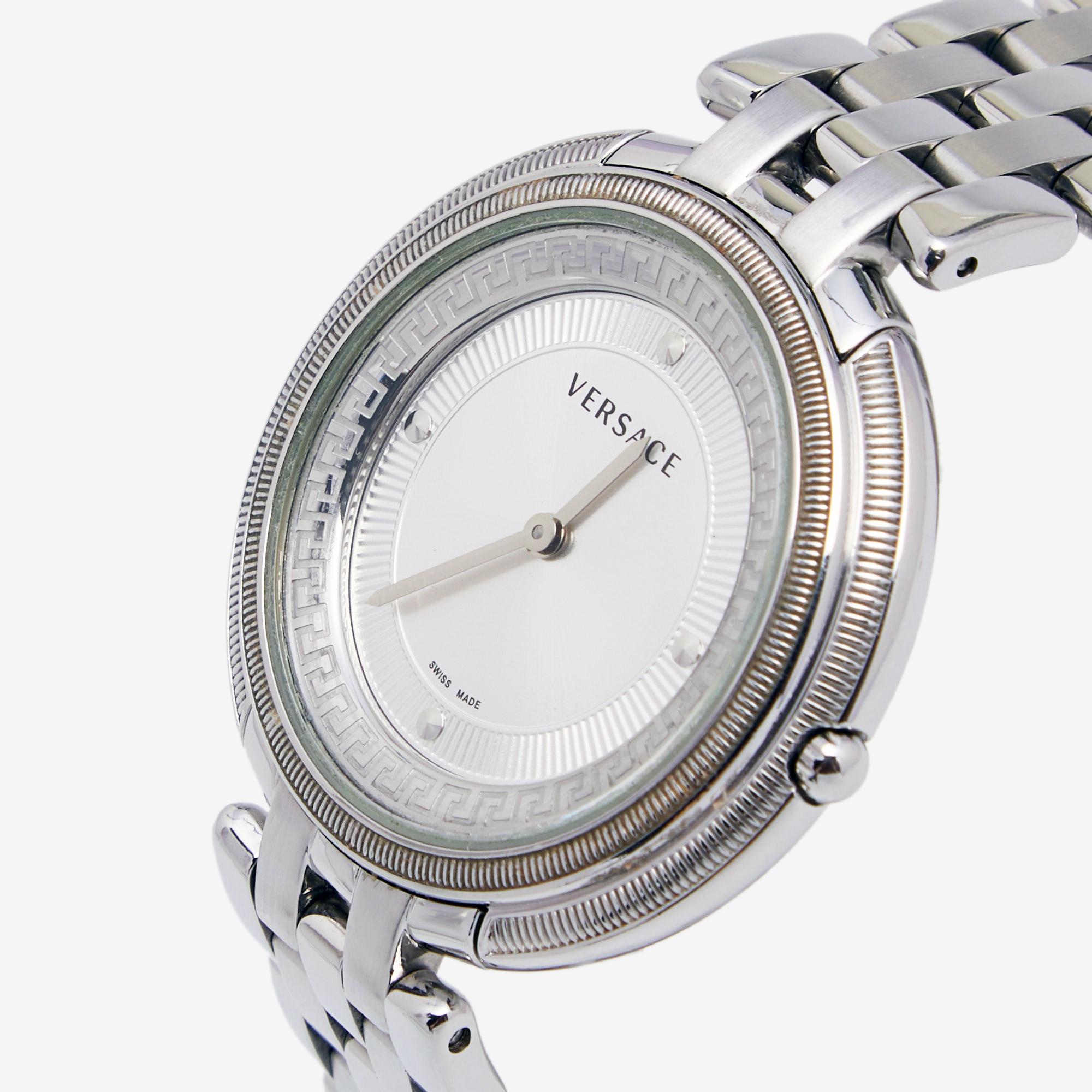 Versace Silver Stainless Steel Thea VA7 Women's Wristwatch 39 mm 1