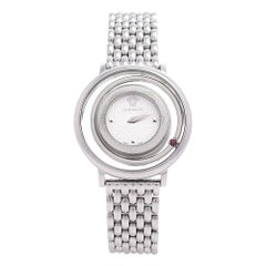 Versace Silver Stainless Steel Venus FHQ Women's Wristwatch 39 mm