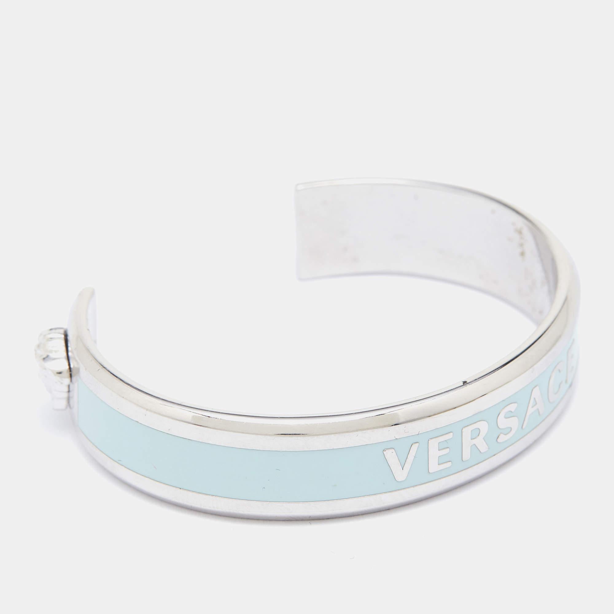 versace bracelet silver