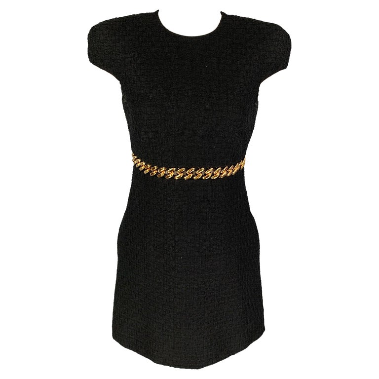 black puffy prom dresses Versace Logo Dress – Teddy's Closet main image 0