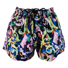 Short à cordon de serrage en polyester baroque multicolore VERSACE Taille 32