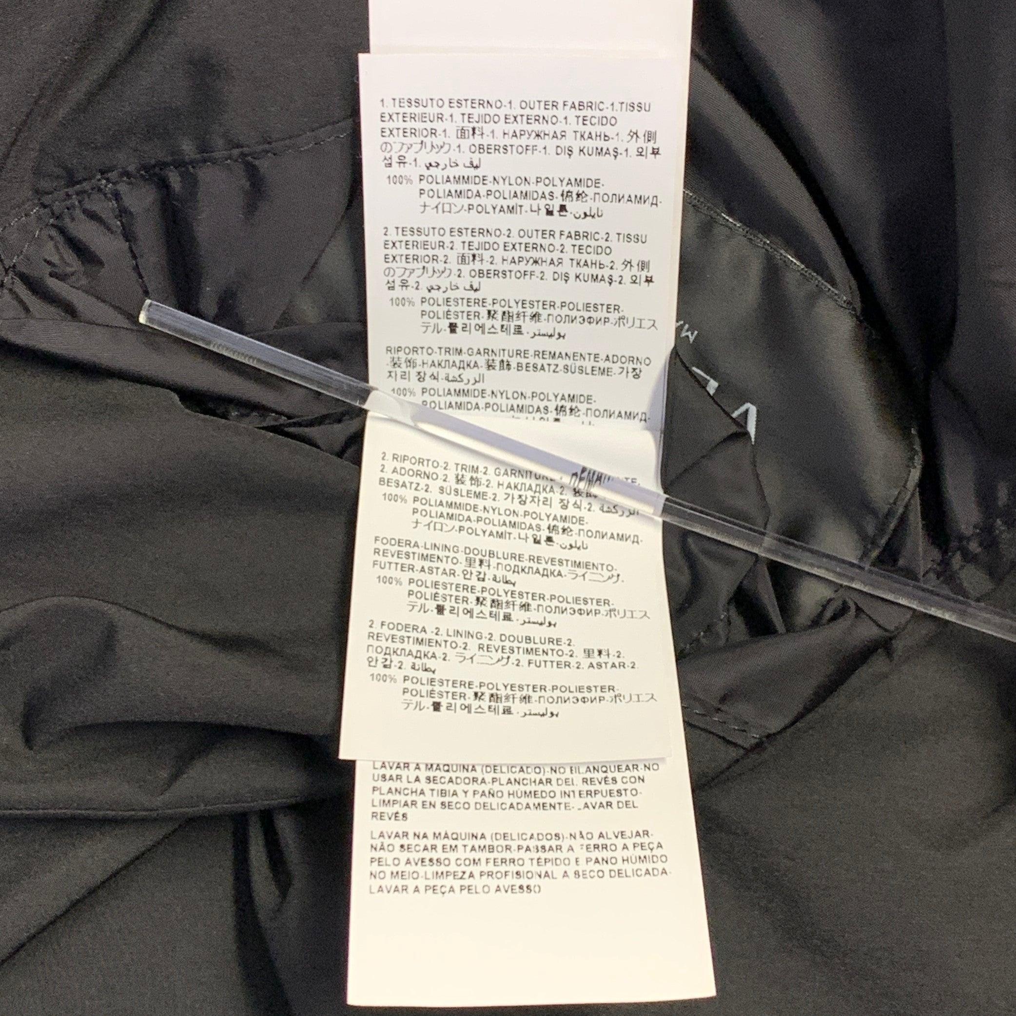 VERSACE Größe XXL Schwarz Blau Gold Barock Polyamidmischung Windbreaker Jacke im Angebot 5