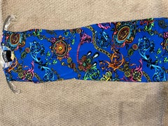 Versace Blue Print Dress Size 0