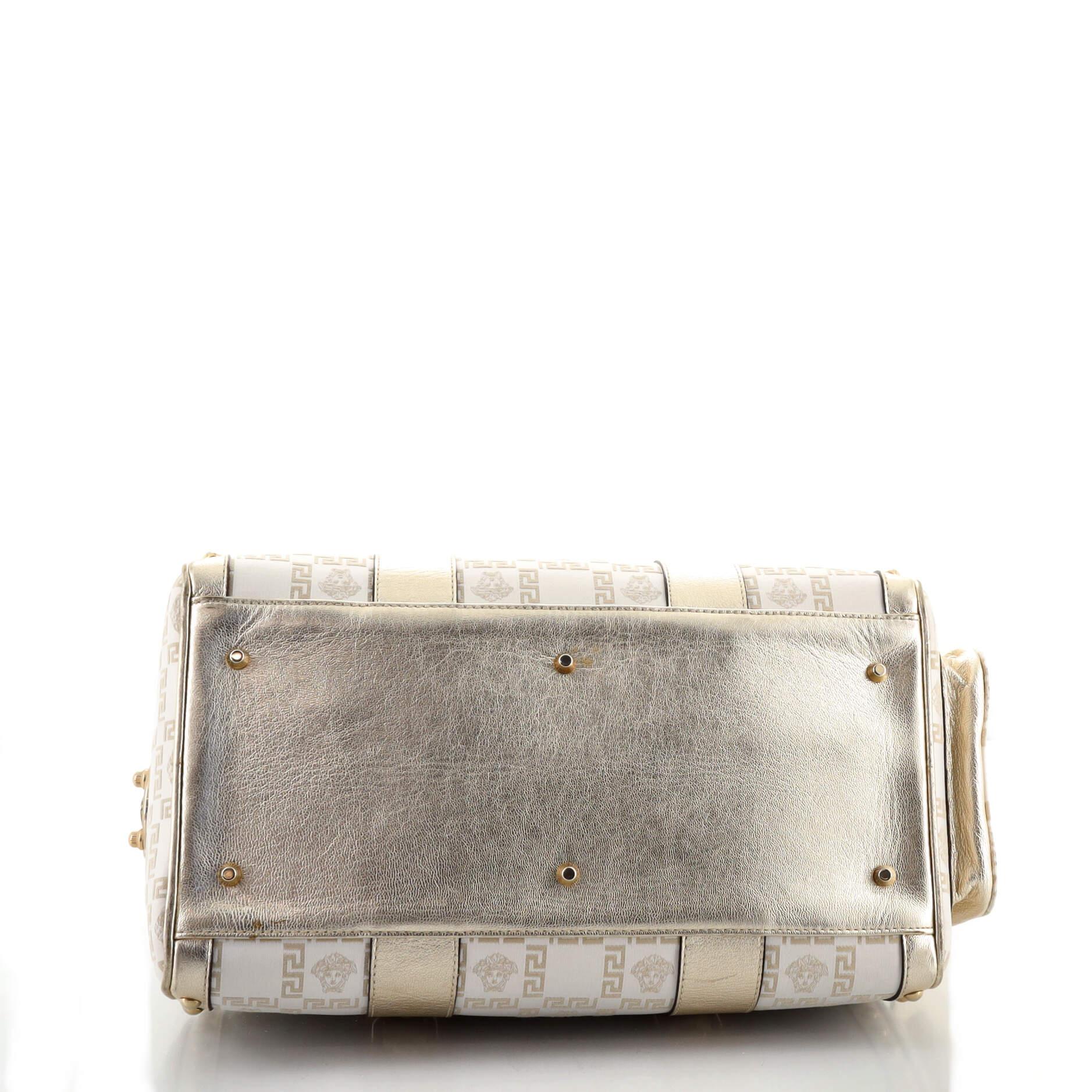 Tasche aus Jacquard von Versace mit Schnappverschluss Medium für Damen oder Herren